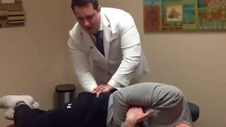 Chiropractic Cracking Adjustment For 100% Relief of Back & Hip Pain