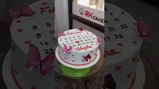 Spanish delight calendar theme cake