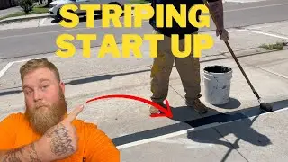 Striping Business beginner Start up Guide - How to START a Parking lot Striping Business