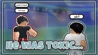 He was toxic so I 1v1ed him&hellip; (Roblox Touch football)