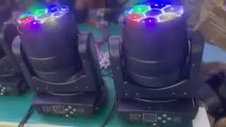 7x40w mini bee eyes led moving head light