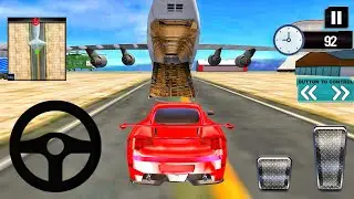 Modern Car Transporter Plane Simulator - Sports Car Transport - Android Gameplay