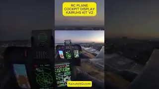 Artificial Horizon, HUD + LoRa Radar in FPV Cockpit Display