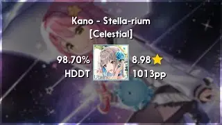 Utami (8.79★) Stella-rium [Celestial] +HDDT 98.70% | 1351x FC | 963 PP