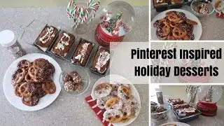 DIY Holiday Treats || Pinterest Inspired Christmas Desserts Recipes