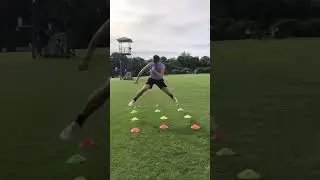 Running back footwork drills-Trainer Tony Bacon