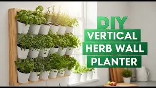 &ldquo;DIY Vertical Herb Wall Planter | Fresh Kitchen Garden at Home&rdquo;📜 Description