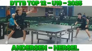 DTTB Top12 [U19 Jungen] | Noah Hersel(2192) : Chris Andersen(2166)