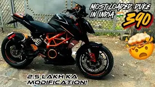 Most modified KTM duke 390 Gen 2 in India 🇮🇳 | Clear clutch | AR exhust | Supercorsa tyre 🔥#youtube 
