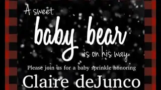 Claire deJunco Baby Sprinkle Invitation