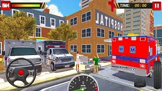 Ambulance Rescue Driving Simulator - Emergency Roof Jumping Stunts -  Android Gameplay