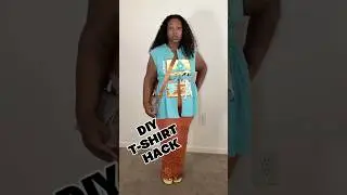 T-SHIRT hack you didn&rsquo;t know you needed! #diy #diyprojects #diytshirts #tshirt #fashionstyle