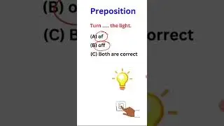 Difference between of and off / Preposition / #shorts
