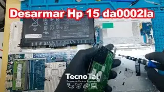 Desarmar Hp 15 da0002la para Cambio de HDD a SSD, Memoria Ram o Limpieza
