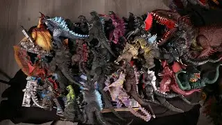 New Colossal Box 60+ GODZILLA X KONG, New Empire Toys King Kong Toys Skull Island  Amazing Dinosaurs