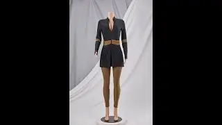 Muslim style contrast color stitching zip-up unpadded beach surfing stretch two-piece  BA000849