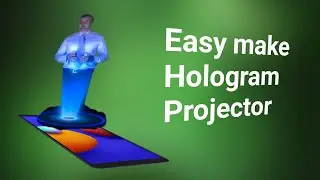 How To Make 3D Hologram Video Projector with mobile phone_It's ok 420