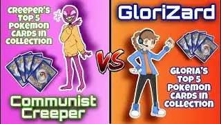 My Top Five Favorite Pok&eacute;mon cards in my collection (ft. GloriZard)