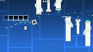 Geometry dash - Cognition 32% progress 1 + Random ending mix 100%