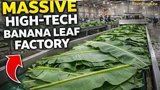 Inside a Massive High-Tech Banana Leaf Factory | Advanced Food Processing Technology