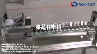 Automatic Root Vegetable Half Cutting Machine for Cucumber Corn Carrot