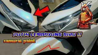 CAT PUTIH LEMBAYUNG BIRU // SAMURAI PAINT