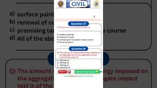 #pwd  | #wrd  | #bmc  Most IMP MCQ's -14 | Comment your Answer PWD | WRD | BMC | #civil #mygovtrack