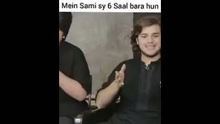 Mein Sami se 6 Saal Bara Hun | Sami Khan | Aadi Khan | Suno Chanda | Chupke Chupke