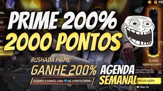 GANHE 2000 PONTOS NO PRIME! BÔNUS DE 200%!