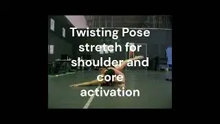 Shoulder Stretch in Prone with a Twist