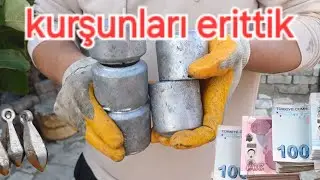 kurşunları erittik. #ekgelir #scrap #hurdatoplama #kurşun #kurşundökümü #sinker