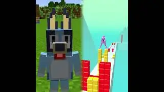 MIKECRACK O BLUEY EN MINECRAFT #shorts #sprunki #poppyplaytimechapter4 #catnap #minecraft