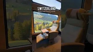 Must ride train in Switzerland 🇨🇭 The Golden Pass Express Prestige #switzerland #goldenpass