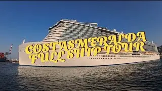 Costa Smeralda full ship tour. Tour completo para el barco