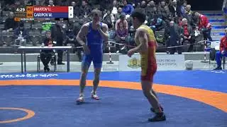 Qual. GR - 63 kg: U. AMATOV (KGZ) v. M. GARIPOV (RUS)