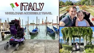 Venice in a Wheelchair 🇮🇹 Our EPIC Accessible Road Trip across Italy! [CC]