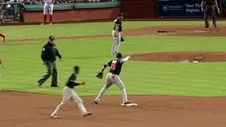 MIA@PHI: Ramos, Rojas turn inning-ending DP in 12th