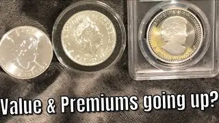 Silver Coins with Queen Elizabeth likeness. Will they go up in value? Premiums may if this happens..