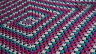 Easy Crochet Never Ending Blanket using 5 Strands
