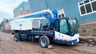Boom concrete Pump for South Africa's Tough Construction Project