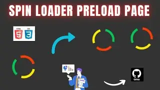 Day-18 | web development for beginners | Spin lander preload page using html css | Malik Muskin