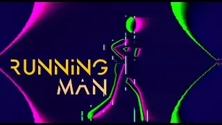 'RUNNING MAN' - DIGITAL ANIMATION - VIDEO ART - VIDEO SYNTH - EXPERIMENTAL DAWLESS ELECTRONIC MUSIC-