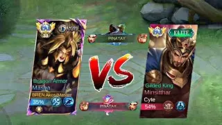 MASHA VS MINSITTHAR ON EXP LANE. WHO WILL WIN?😱 (Solo rank)