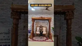 Top 3 Wooden Swing in Pure Teak Wood Crafted By the Artisan of Aarsun #oonjal #swing #zula #aarsun