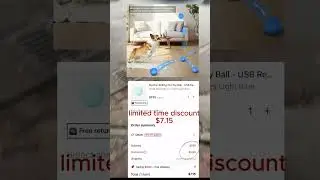 Rechargeable pet toy ball for dogs & cats