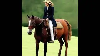 🔴 Horse Riding Animation made by an Artificial Intelligence - Stable Diffusion 🔴