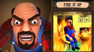 Scary Stranger 3D - New Update Easter Special - FIRE IT UP Gameplay (Android & iOS)