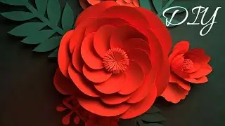How to make Rose Flower with Paper||Flower Making with Paper||Paper Rose||Kalpana's Gallery #diy