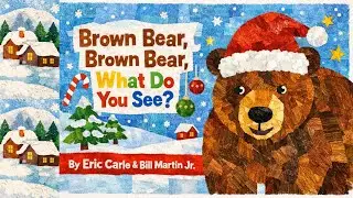 Brown Bear, Brown Bear, What Do You See?| Song | Eric Carle Book |Colors | Animals | Christmas P2
