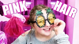 ITS ALMOST AVA'S BIRTHDAY PARTY PREP AND DYING OUR HAIR PINK!